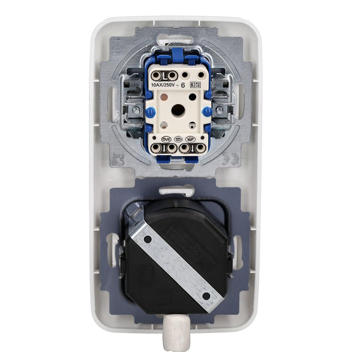 LED Dimmer Komplett-Set BUSCH JÄGER, LED-Drehdimmer -alpinweiss- -Reflex SI- neues Modell 6523-U 102