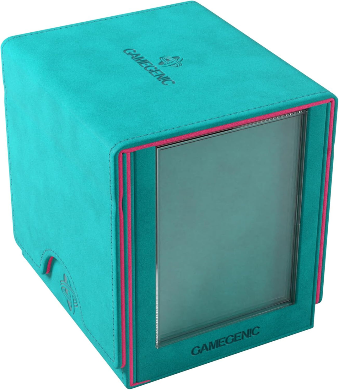 Gamegenic, Sidekick PRO 100+ XL - EXCLUSIVE LINE Teal/Pink, bis zu 100 doppelt gesleevte Karten, Far