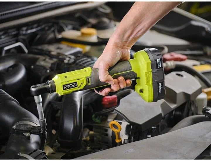 Ryobi 18 V ONE+ Akku-Ratschenschrauber R18RW2-0 (Leerlaufdrehzahl 280 min⁻¹, Drehmoment 60 Nm, ohne