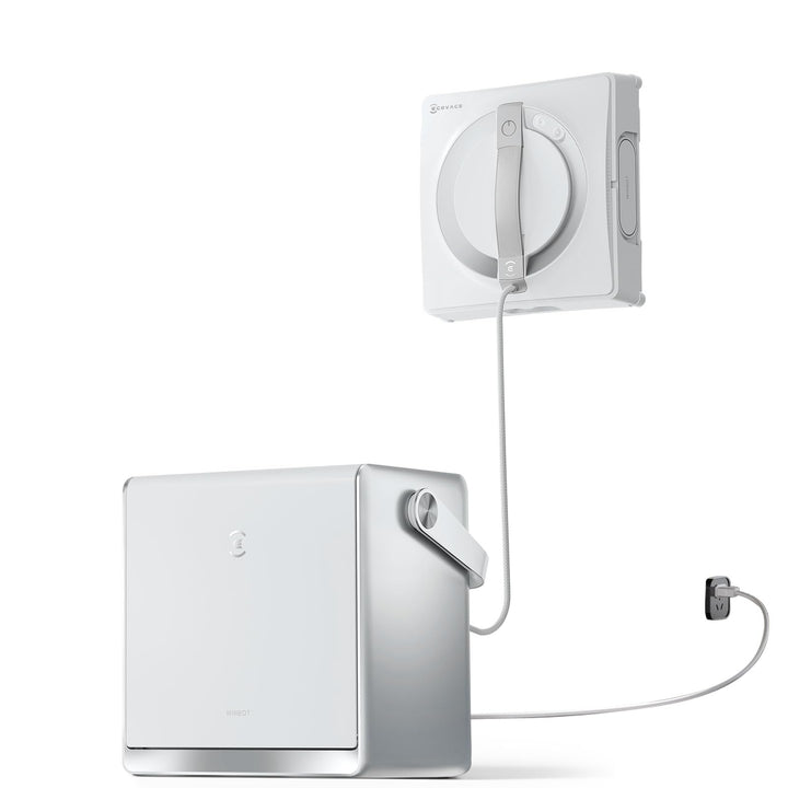 ECOVACS WINBOT W2 PRO Omni Fensterputzroboter mit 6-in-1 Multifunktionsstation, Aufladen im Betrieb,