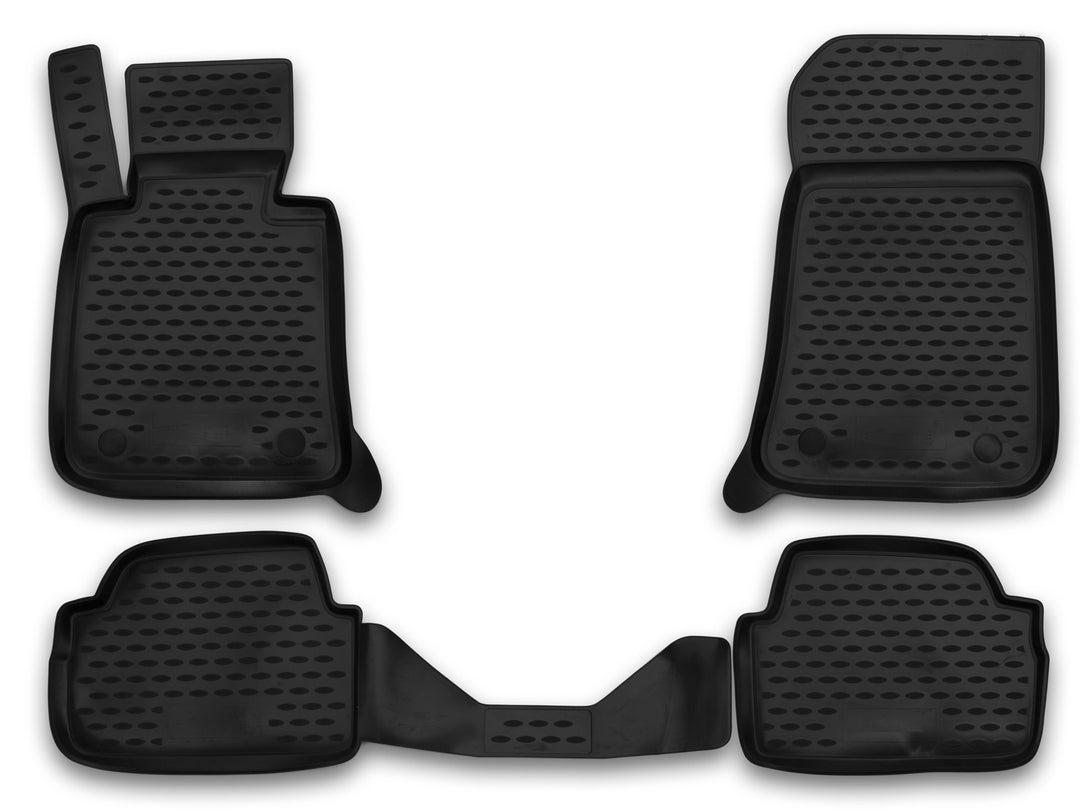 AD Tuning FM11005 Passform Gummifussmatten (5-teilig), schwarz
