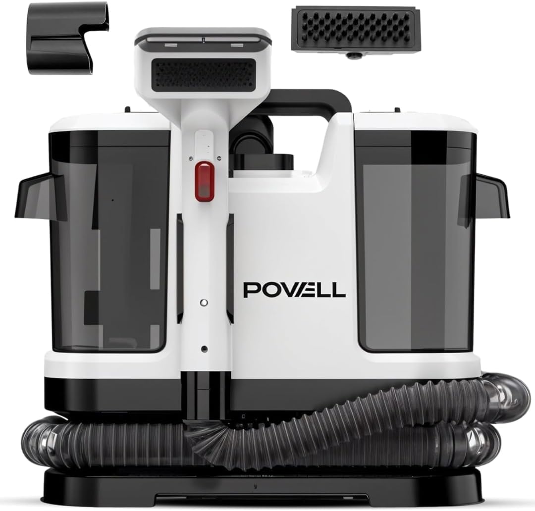 Powell Waschsauger Teppichreiniger 450W - 13kPA Saugkraft, tragbarer Teppichreiniger, Sofa, Vorleger