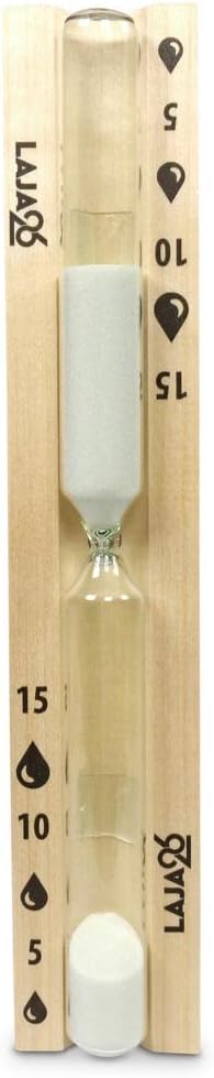 Sauna Sanduhr ''Small'' weisser Sand