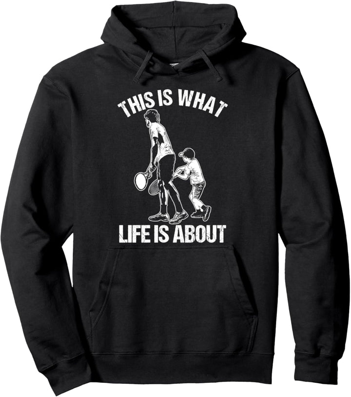 Tennis Club Vater Und Sohn Tennisspieler Tennisball Sport Pullover Hoodie