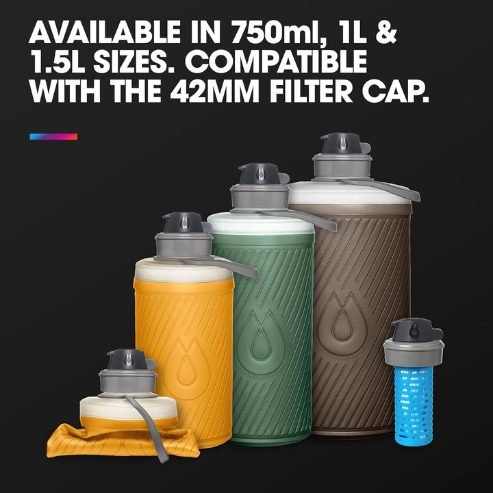 KATADYN HYDRAPAK Bidón flexible FLUX 1.5L gris Mammoth Grey 1,5 l, Mammoth Grey 1,5 l