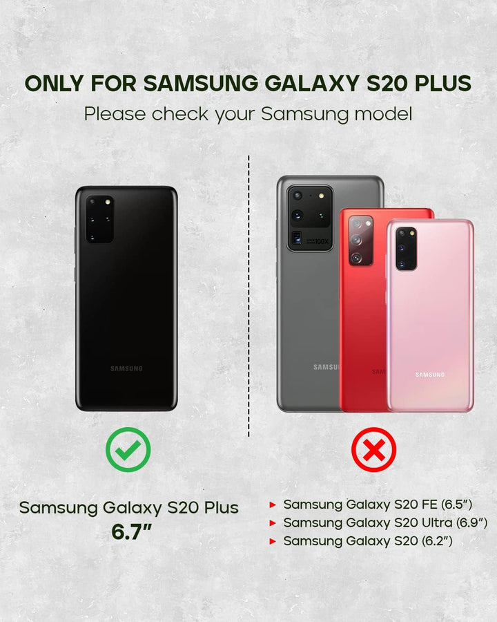 Porter Riley - Lederhülle für Samsung Galaxy S20 Plus. Premium Echtleder Standhülle/Cover/Brieftasch