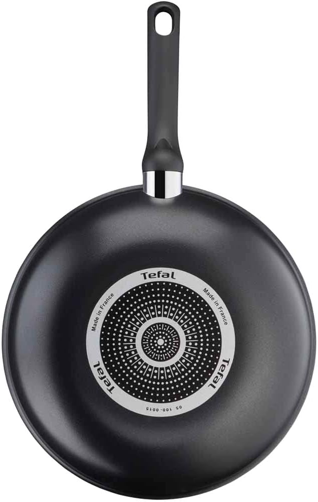 Tefal B5581923 Day by Day Wok, 28 cm, Titan-Antihaftbeschichtung, Thermo-Signal, einfache Reinigung,