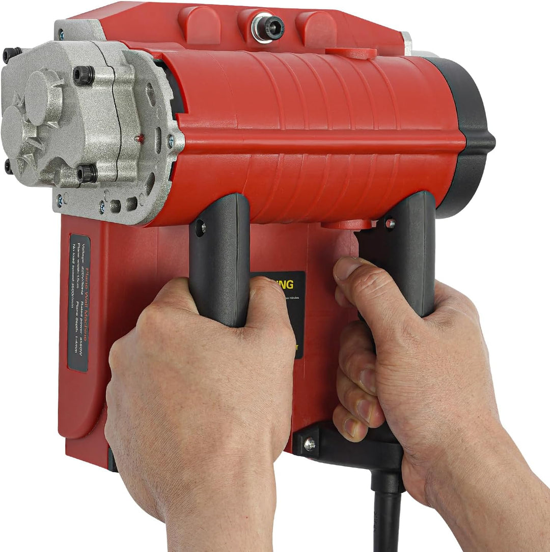 4580W Betonfräse, Elektrische Wandhobelmaschine 3500RPM, Einstellbare Hobeltiefe 0,04-0,16 Zoll, San