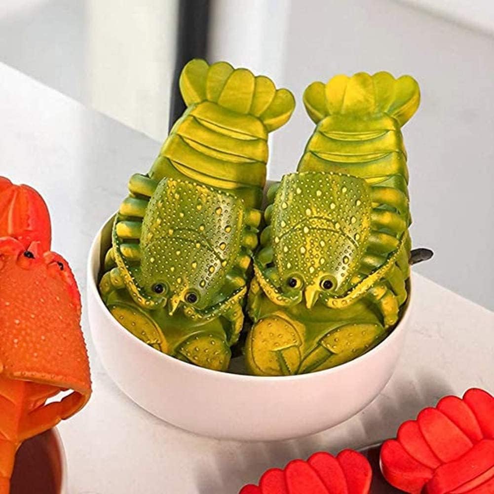 Asifn Hummer Flip-Flops Kinder Hausschuhe Sommer lustige Tier Süsse Strandschuhe Damen Weiche Kreati