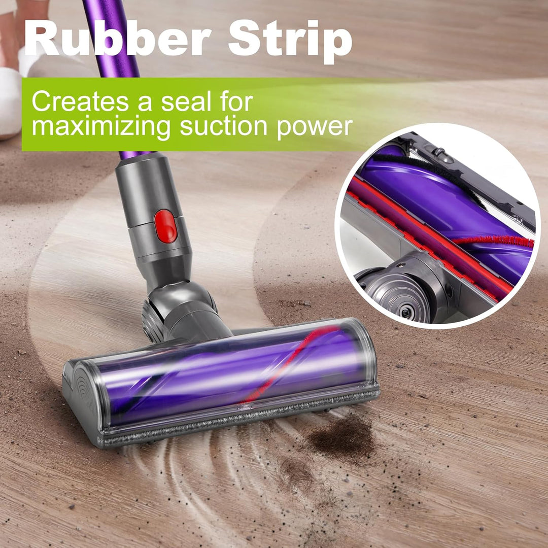 Elektrobürste für Dyson V11 V15 V10 V8 V7 Staubsauger, Ersatzbürste Zubehör mit Direktantrieb, Ersat