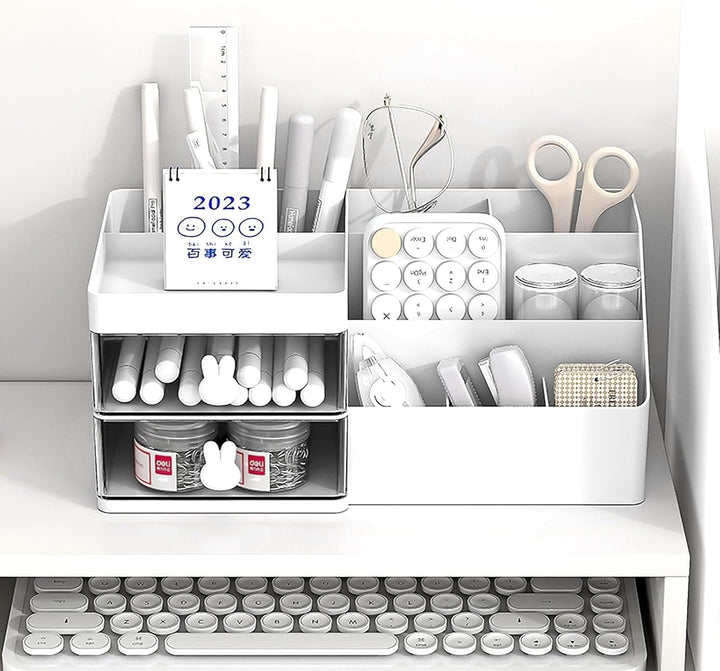 Make Up Organizer Kosmetik Aufbewahrungsbox Schminktisch Kosmetik Organizer mit Schublade, Make-up S