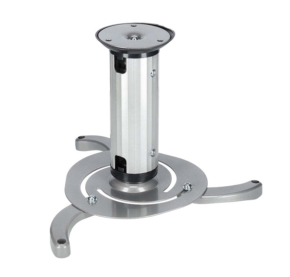 celexon Beamer-Deckenhalterung universal PS 815-8/15cm Deckenabstand - Silber - Halterung mit Kugelg