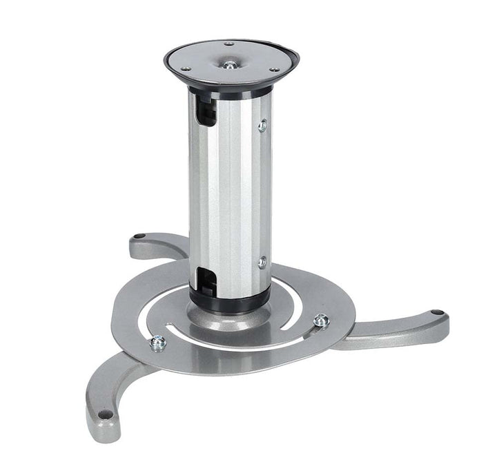 celexon Beamer-Deckenhalterung universal PS 815-8/15cm Deckenabstand - Silber - Halterung mit Kugelg