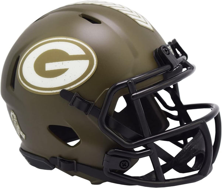 Riddell Unisex-Erwachsene Salute to Service Speed Mini, Olivgrün, Medium