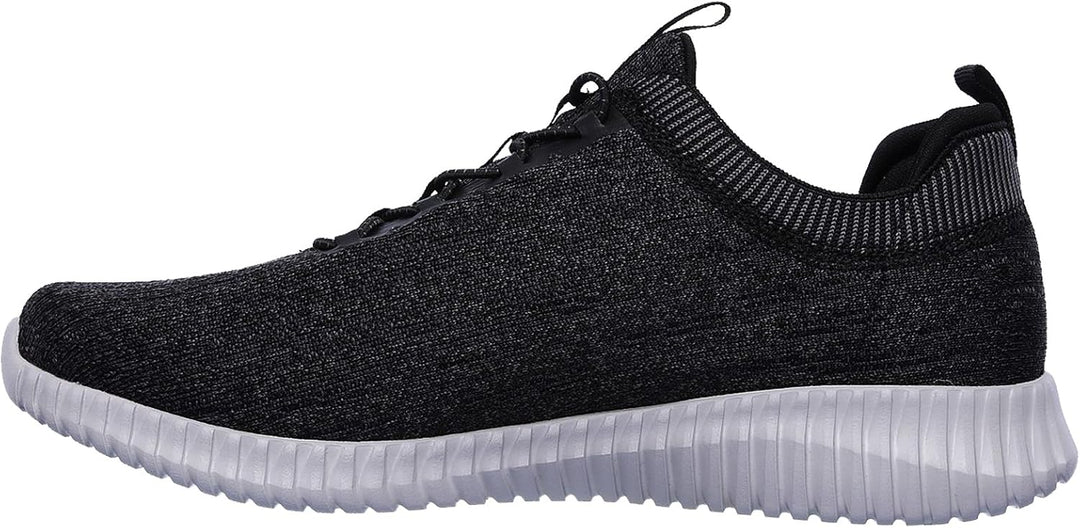 Skechers Herren Elite Flex Hartnell Halbschuhe 39 EU Black Gray Mesh Trim, 39 EU Black Gray Mesh Tri