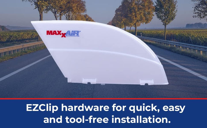 Maxxair FANMATE 00-955001 Lüfter-/Entlüftungsabdeckung mit EZ-Clip-Hardware, konstanter Luftstrom, s
