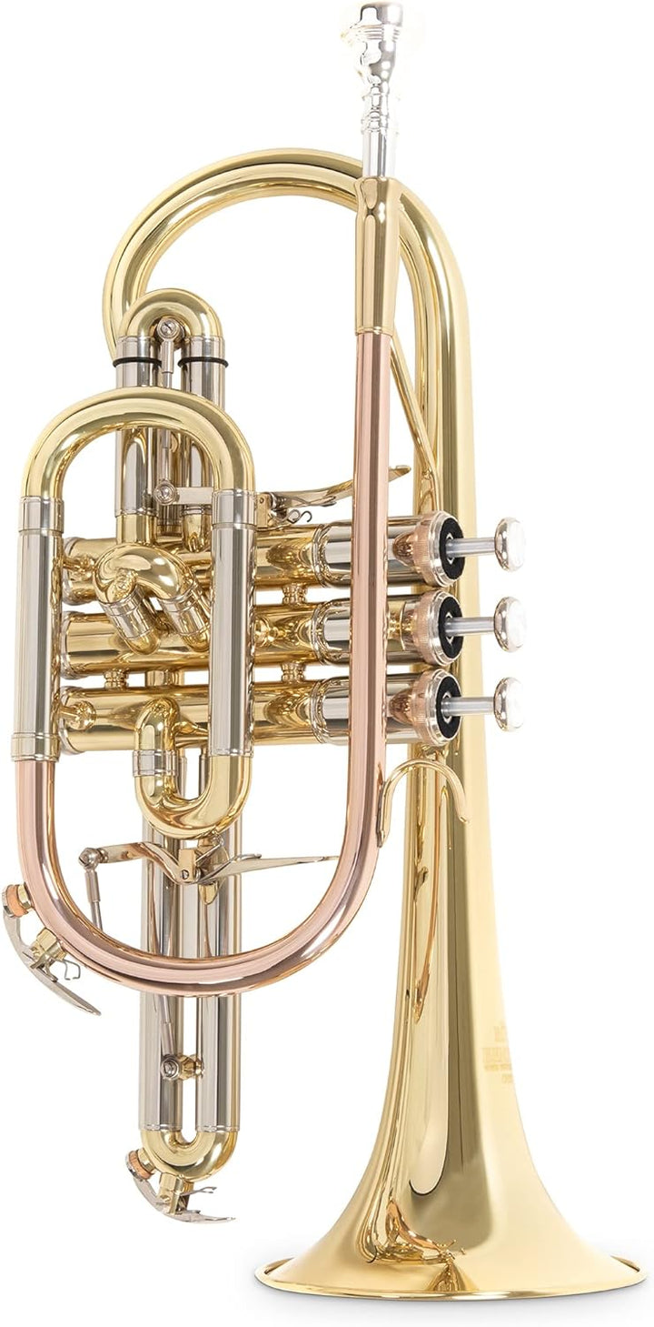 Roy Benson Bb Kornett MOD.CR-302 lackiert, inkl. Etui, kupfer, CR-302
