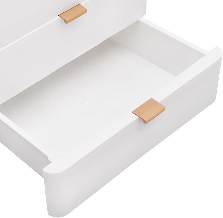 3/4 Lagen Aufbewahrungsbox Mit Schubladen Weiss Schreibtisch Organizer Modern Geeignet zur Aufbewahr