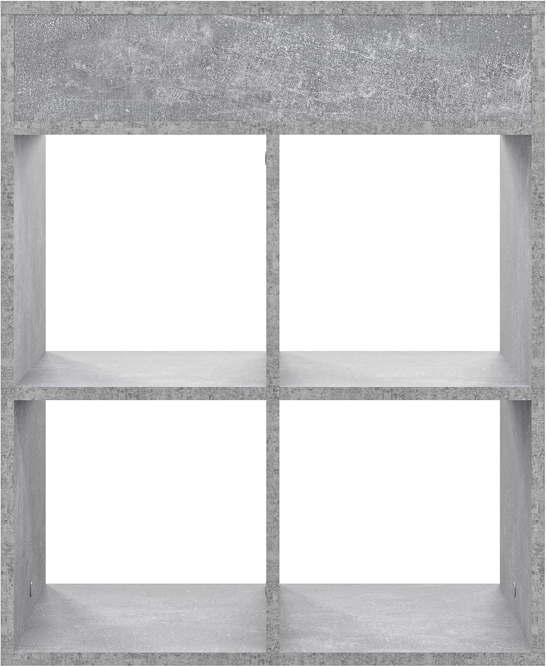 KOMTO Regal Beton - Bücherregal Standregal Würfelregal Büroregal 65,8 х 30,7 х 80,4 cm Bücherschrank