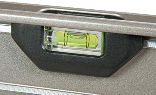 Stanley I-Profil Wasserwaage (60 cm Länge, vertikale Libellen, horizontale Libelle, Schutzkappen, Al