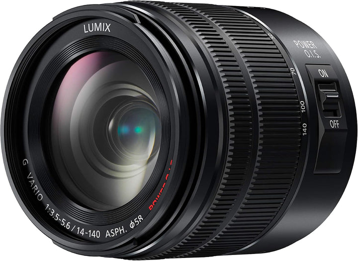 Panasonic H-FSA14140E Superzoom Objektiv LUMIX G (14-140mm (KB), Staubschutz, Spritzwasserschutz, F3