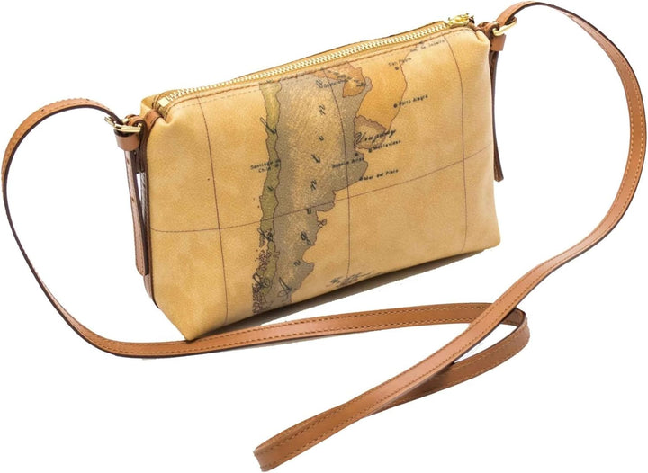 ALVIERO MARTINI DONNA Borsa Mini A Tracolla Geo Classic Naturale Mod. D027 6000 6x15x21 centimeters