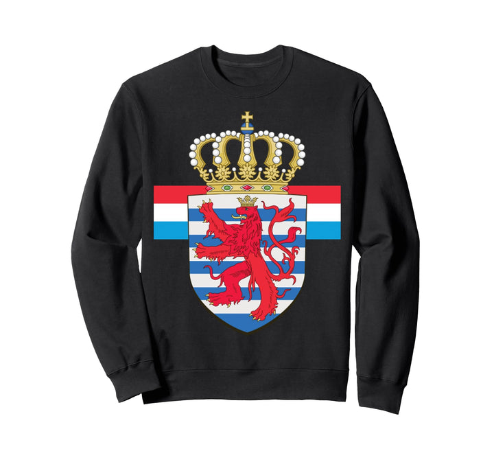 Luxembourg National Lion Emblem and Flag Sweatshirt