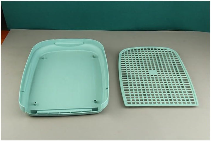 Transportbox für Haustiere für Katzen und kleine Hunde 49 * 28 * 33CM | belüfteter Reisekäfig mit Ha