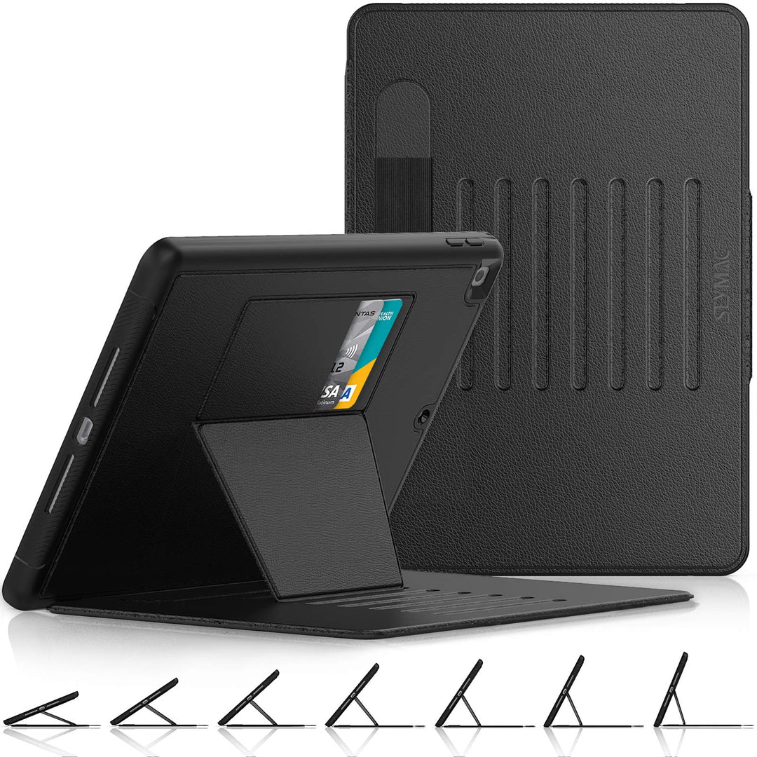 SEYMAC stock iPad 9./ 8./ 7. Generation Hülle, iPad 10,2 Zoll 2021/2020/2019 Hülle, Stossfest Magnet