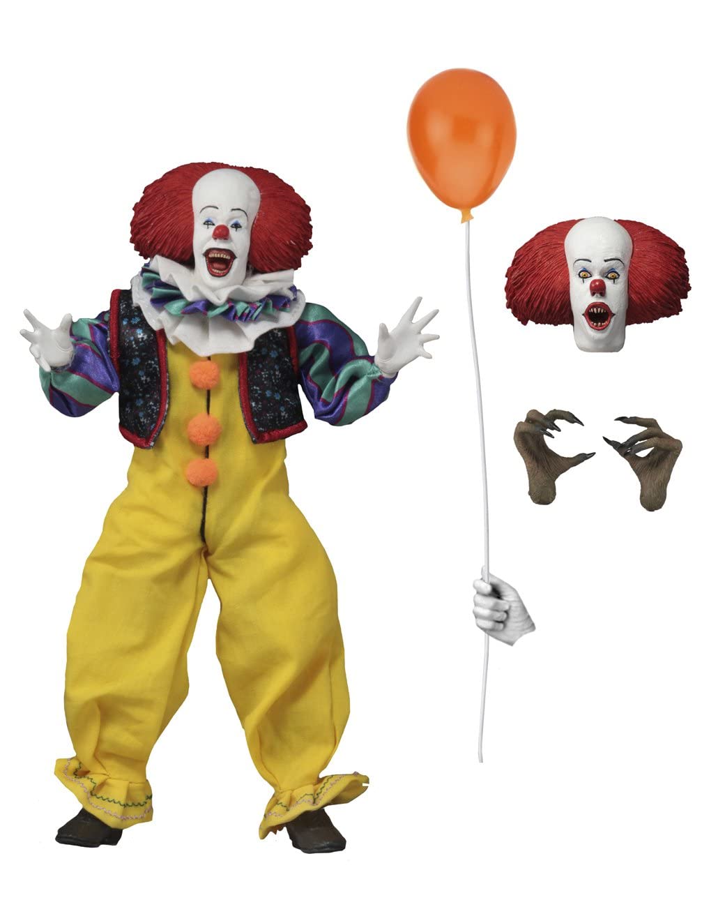 NECA IT 1990 Pennywise 8" Clothed Action Figure