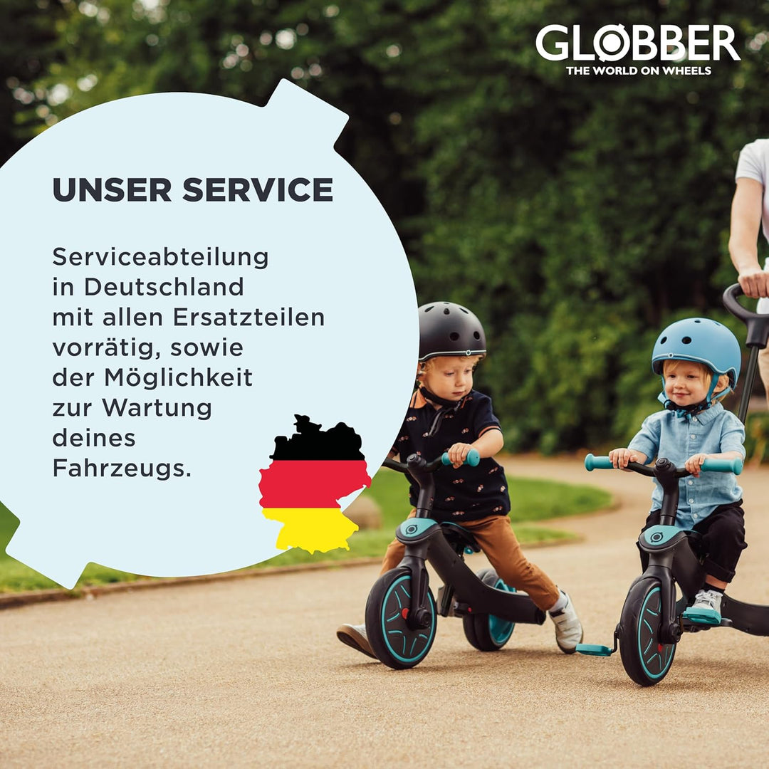 Globber Go Up Active Beleuchtung, 360 Grad, Evolutionärer Roller mit Sitz und Lichtern für Kleinkind