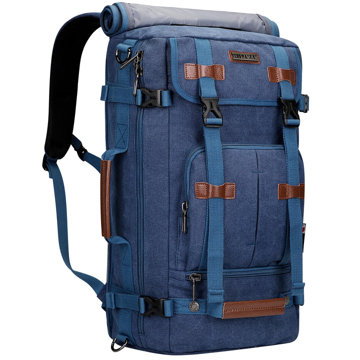 WITZMAN Reiserucksack Herren Gross Canvas Laptop Rucksack Convertible Reisetasche Rucksack Herren Fi