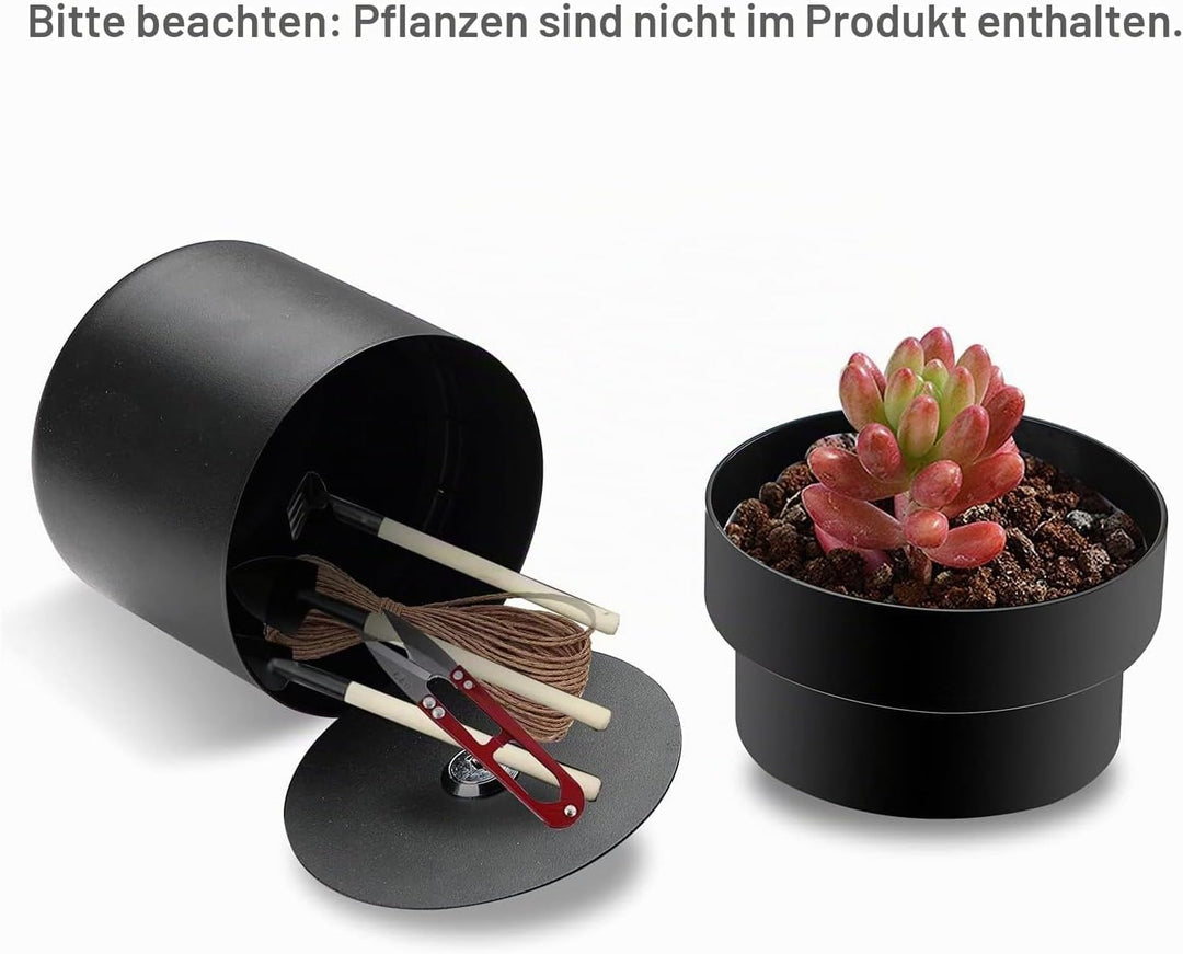 Younion Blumentopf-Umleitungssafe mit Schlüsselschloss, versteckter Sicherheitsschlosskasten, perfek