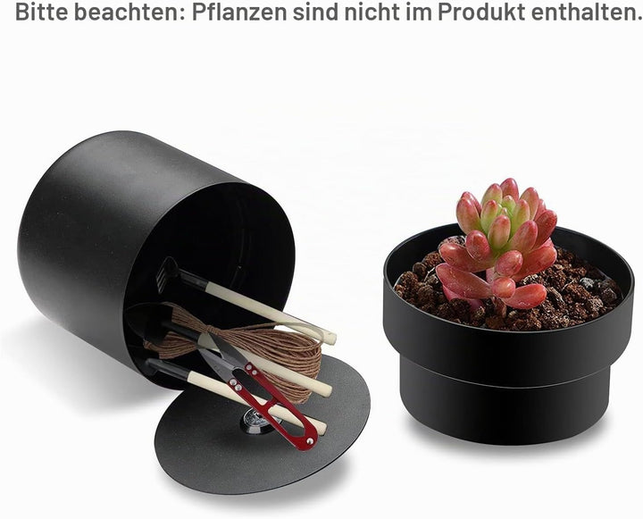 Younion Blumentopf-Umleitungssafe mit Schlüsselschloss, versteckter Sicherheitsschlosskasten, perfek