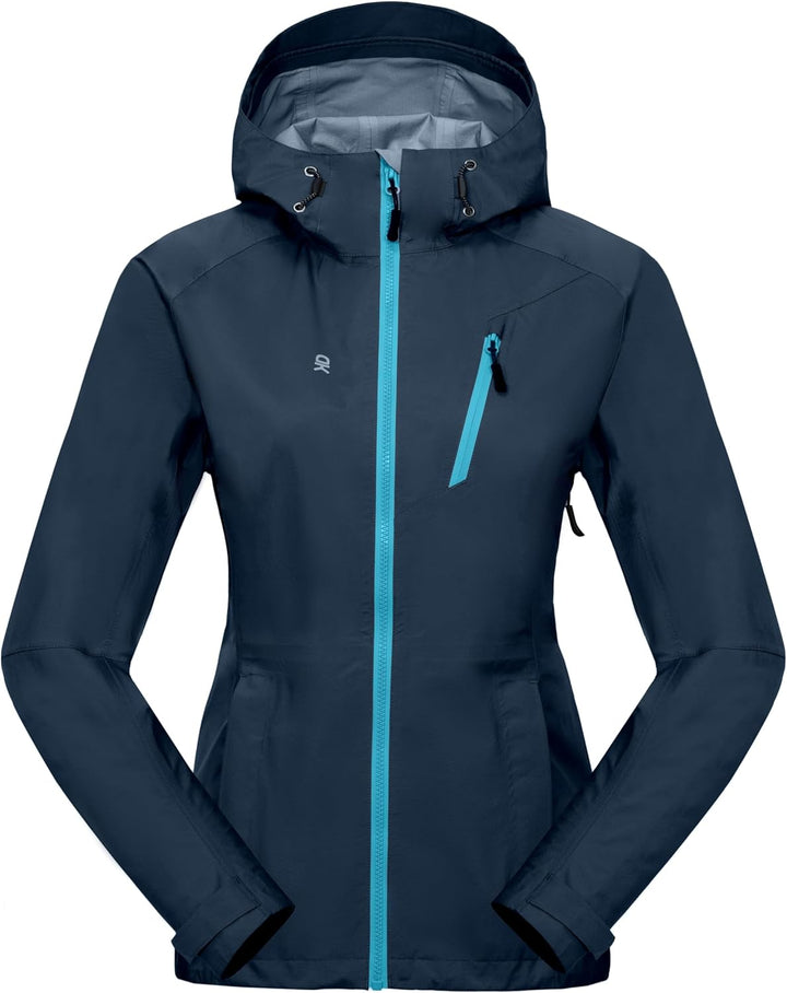 Little Donkey Andy Damen wasserdichte Regenjacke Leichte atmungsaktivem Regenjacke für Outdoor-Windb