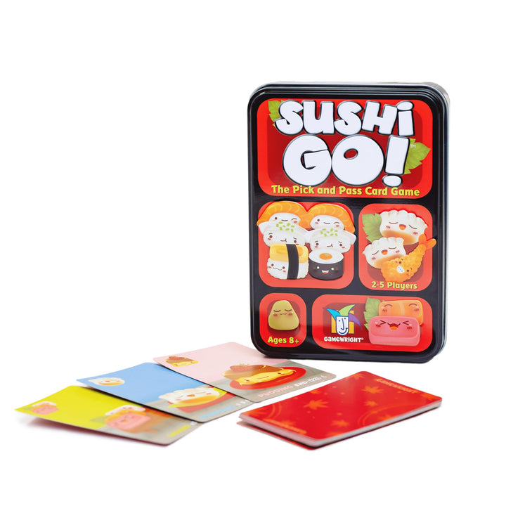 Asmodée Gamewright, Sushi Go Game, Card Game, Ages 8+, 2-5 Players, 15 Minutes Playing Time, Sushi G