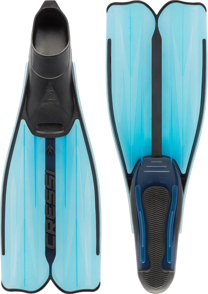 Cressi Rondinella Fins - Leichte und leistungsstarke Flossen zum Tauchen, Freitauchen und Schnorchel