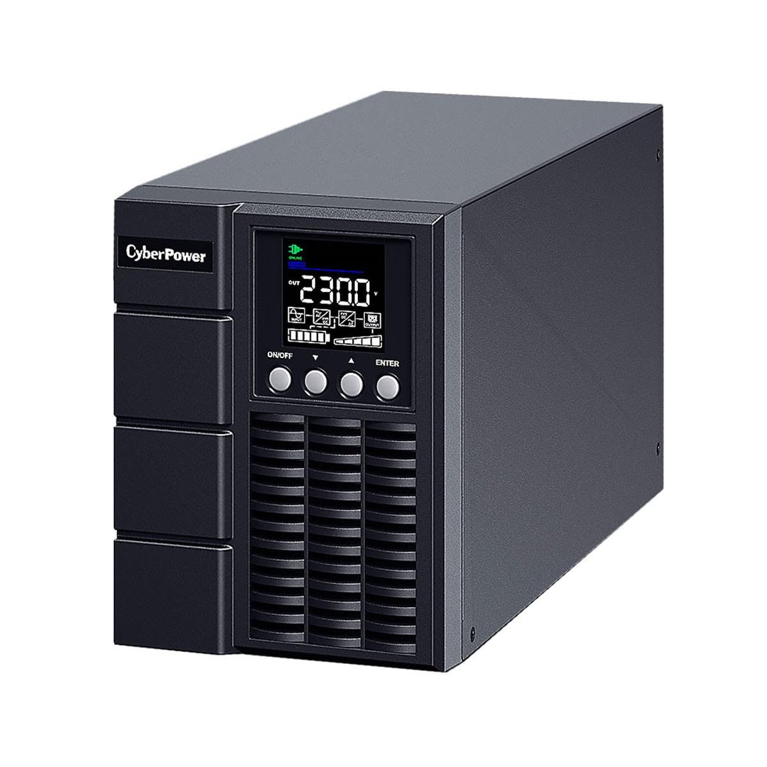 CyberPower OLS1000EA-DE Online-USV 1000VA/900W mit Doppelwandler-Topologie, Tower schwarz, reine Sin