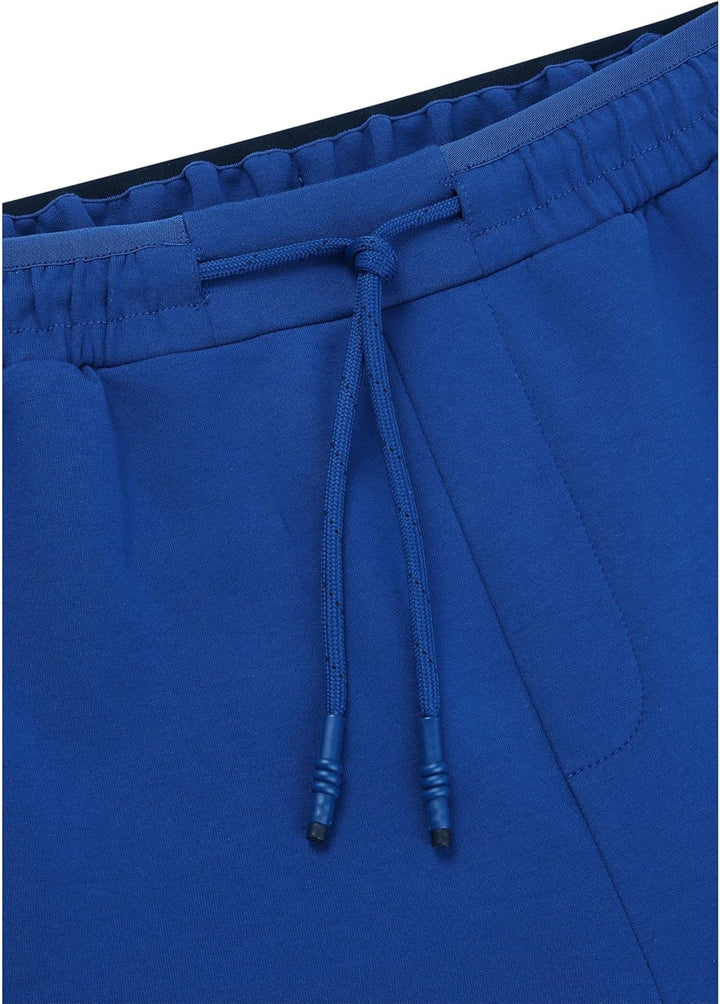 BOSS Herren Headlo 1 Shorts aus elastischem Baumwoll-Mix mit Tape-Details XS Bright Blue438, XS Brig