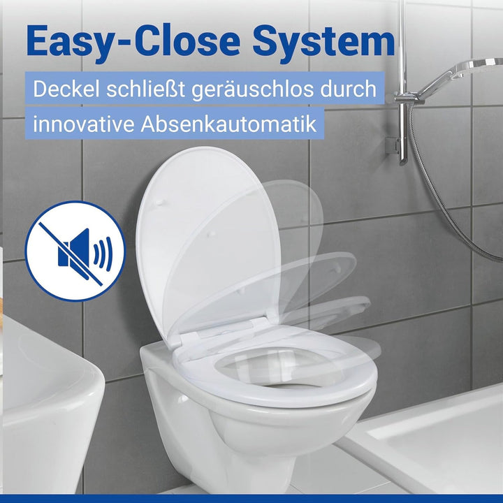 WENKO WC-Sitz Mod. Gatteo DuroUnbreakable, belastbar bis 1500 kg, bruchfest und strapazierfähig, Toi