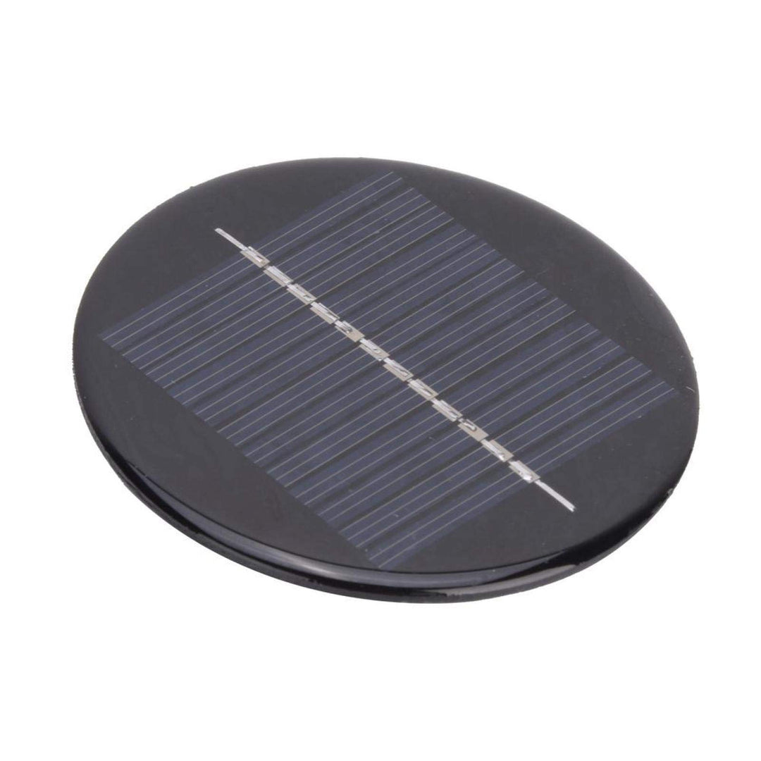 Solar Ersatzoberteil, Runde Sonnenkollektor, 4 Stück 6 V 80 Mm Durchmesser Runder Solarpanelersatz,