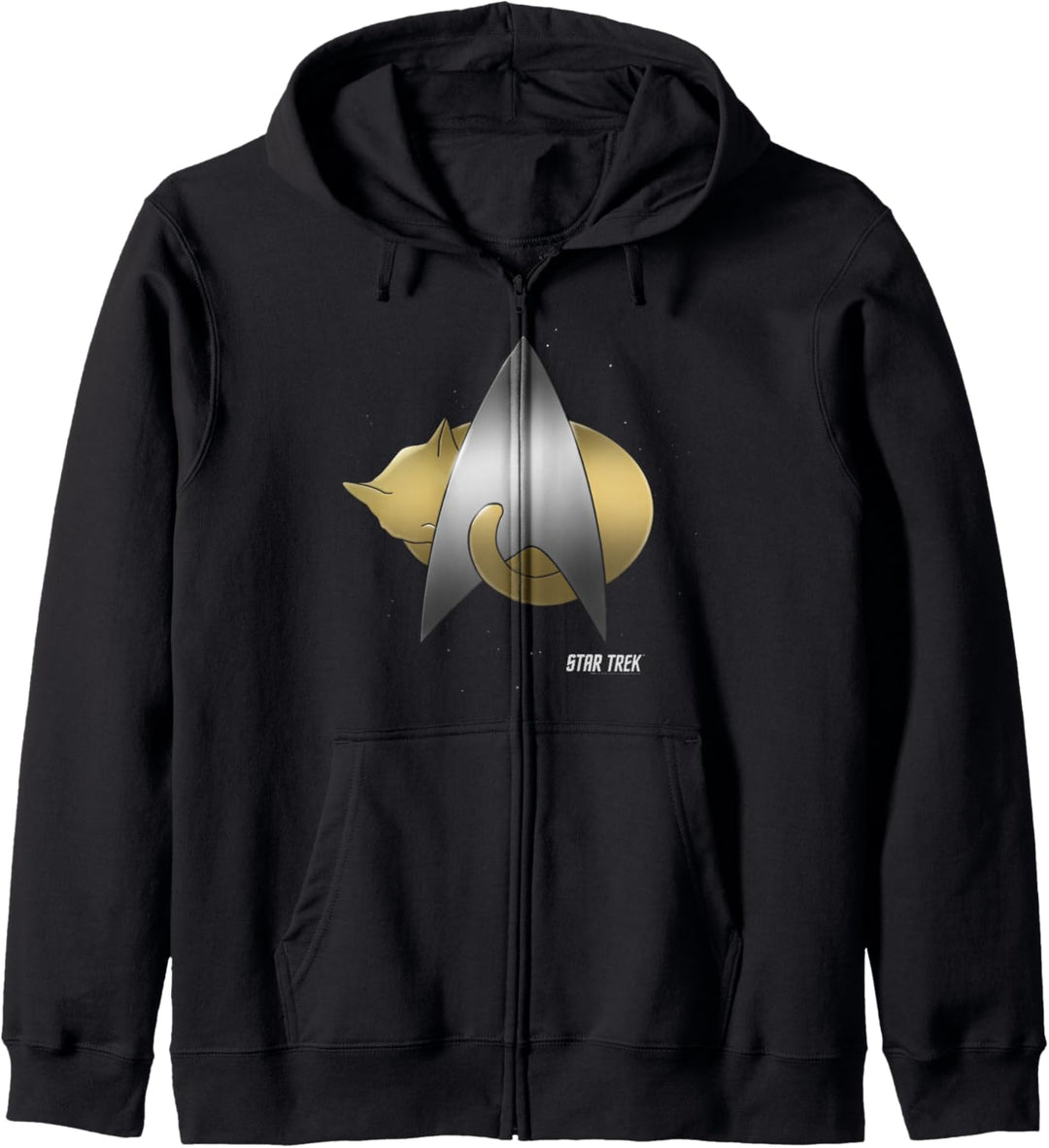 Star Trek Next Generation Kitty Cat Logo Kapuzenjacke