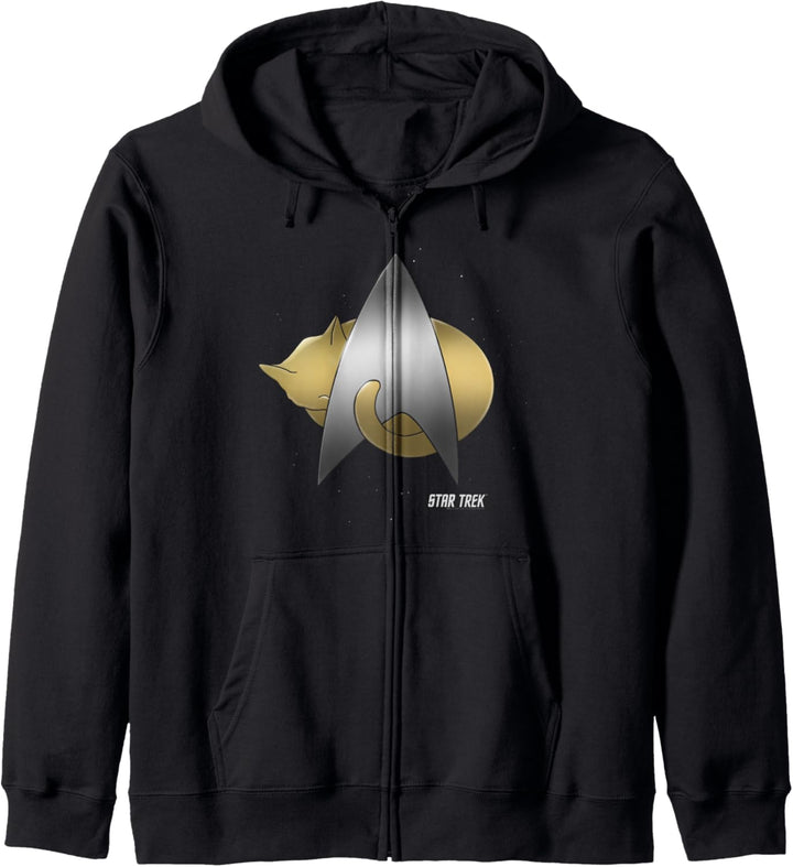 Star Trek Next Generation Kitty Cat Logo Kapuzenjacke