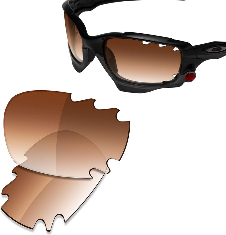 Saucer Premium Ersatzgläser für Oakley Jawbone Vented Racing Jacket Sonnenbrillen High Defense - Bro
