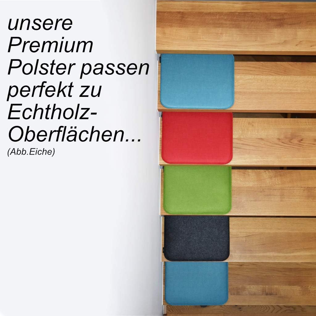 Grün Dunkelgrau 2er Set Sitzauflage Filz Sitzkissen Outdoor Wendekissen Sitzpolster Eckbank Filz Stu