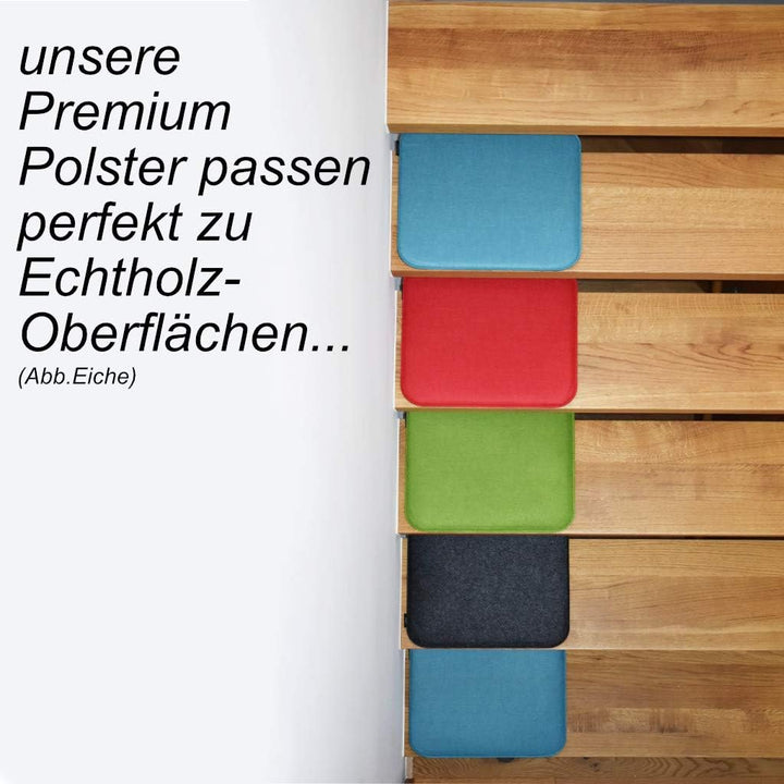 Grün Dunkelgrau 2er Set Sitzauflage Filz Sitzkissen Outdoor Wendekissen Sitzpolster Eckbank Filz Stu