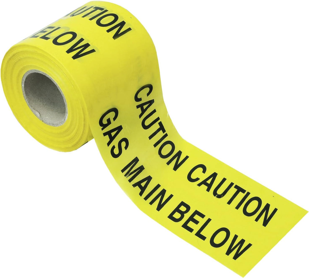 Faithfull FAITAPEUGAS TAPEUGAS Warning Tape 365m-Gas, Others