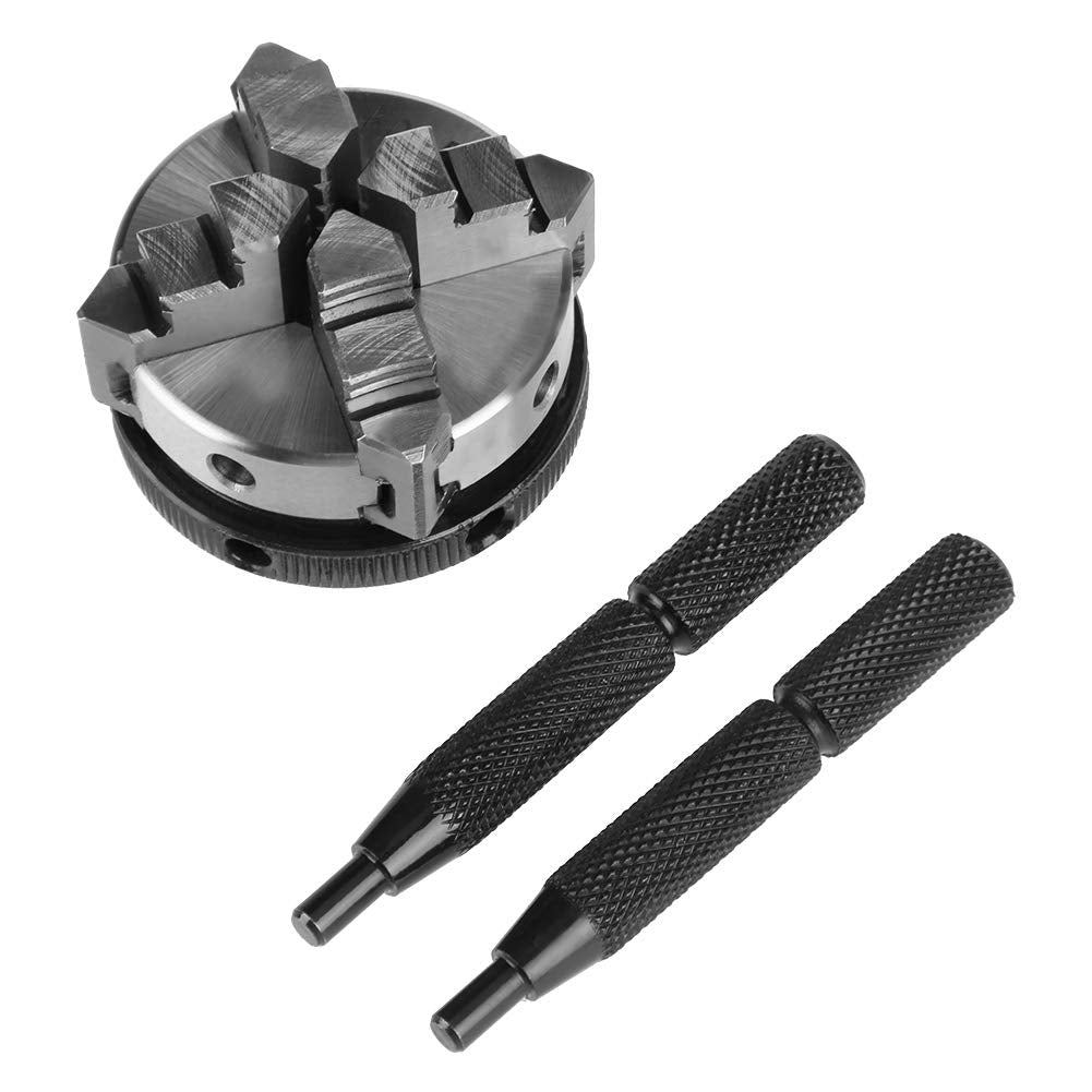 4 Backen umkehrbares selbstzentrierendes Gewinde M14 Mini-Drehfutter K02-50 CNC-Fräser 50 mm (K02-50