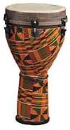 Remo DJ-0012-PM African Collection Djembe 12 x 24" Kinte Kloth, 12 x 24" Kinte Kloth