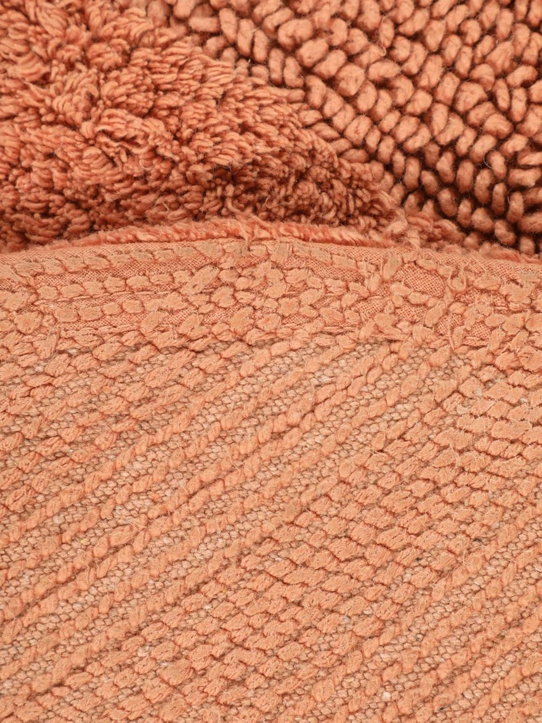 RugVista Badematte Breeze, ∅ 70 cm, Rund, Mittelflor, Anti-Rutsch, Moderner Badteppich, Maschinenwas